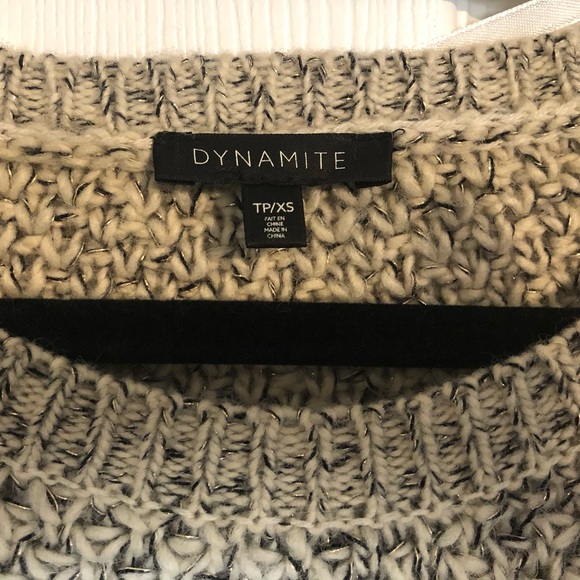 NWOT Dynamite - Nude Tone Knit Sweater - Picture 2 of 3